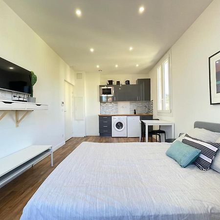 Nice Renting - Cambrai02 - Studio Beach Sea View - Ac - Promenade Des Anglais Eksteriør bilde