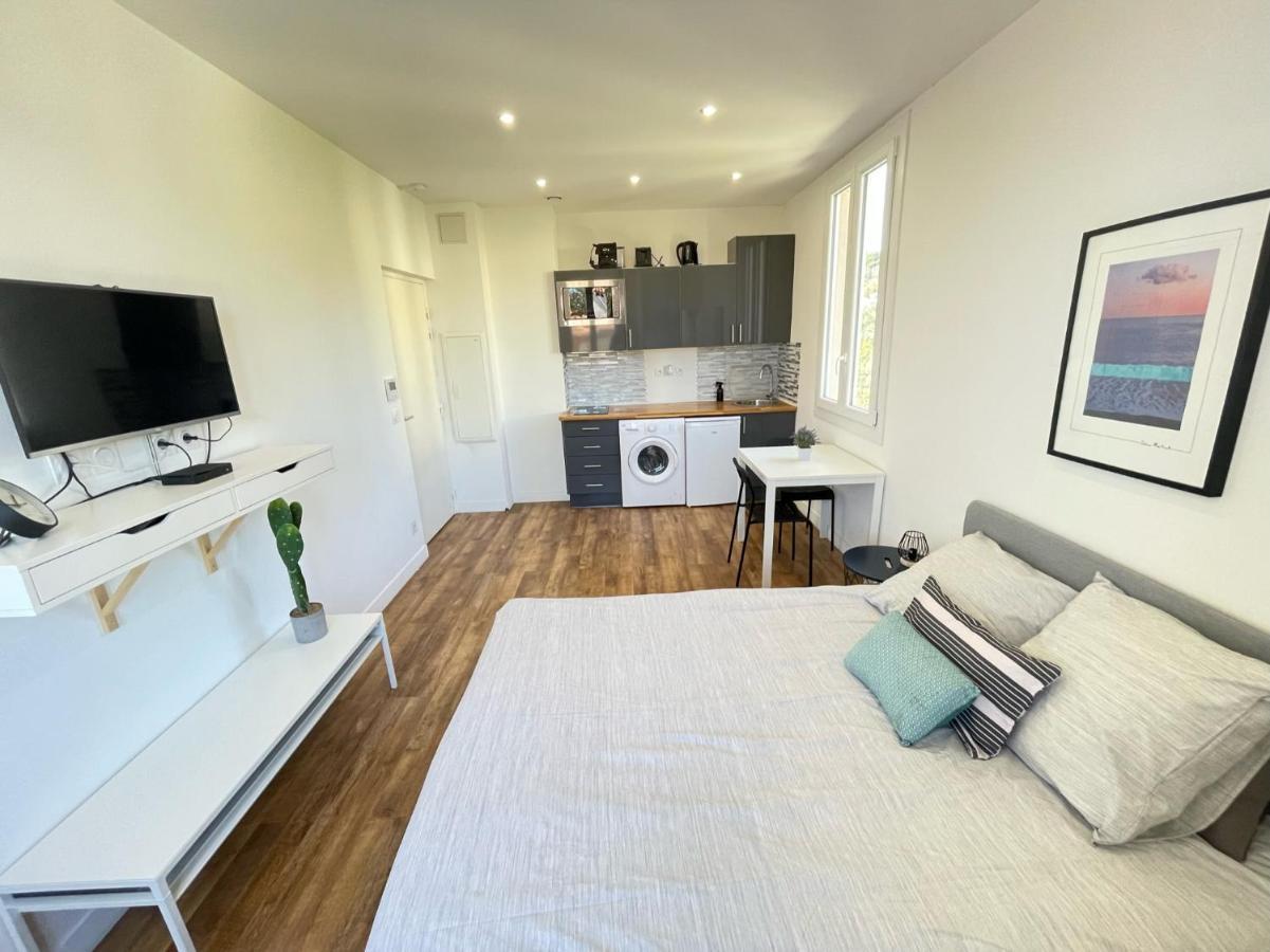 Nice Renting - Cambrai02 - Studio Beach Sea View - Ac - Promenade Des Anglais Eksteriør bilde