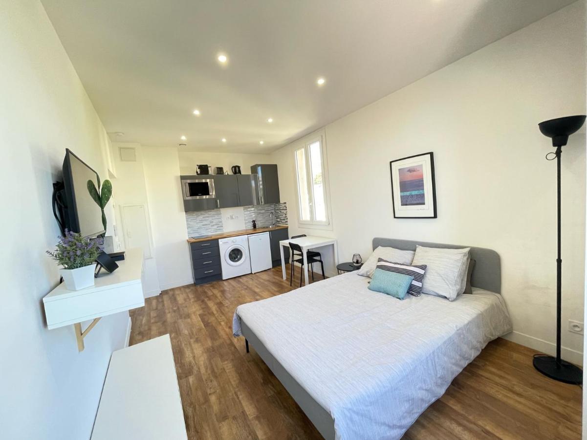 Nice Renting - Cambrai02 - Studio Beach Sea View - Ac - Promenade Des Anglais Eksteriør bilde